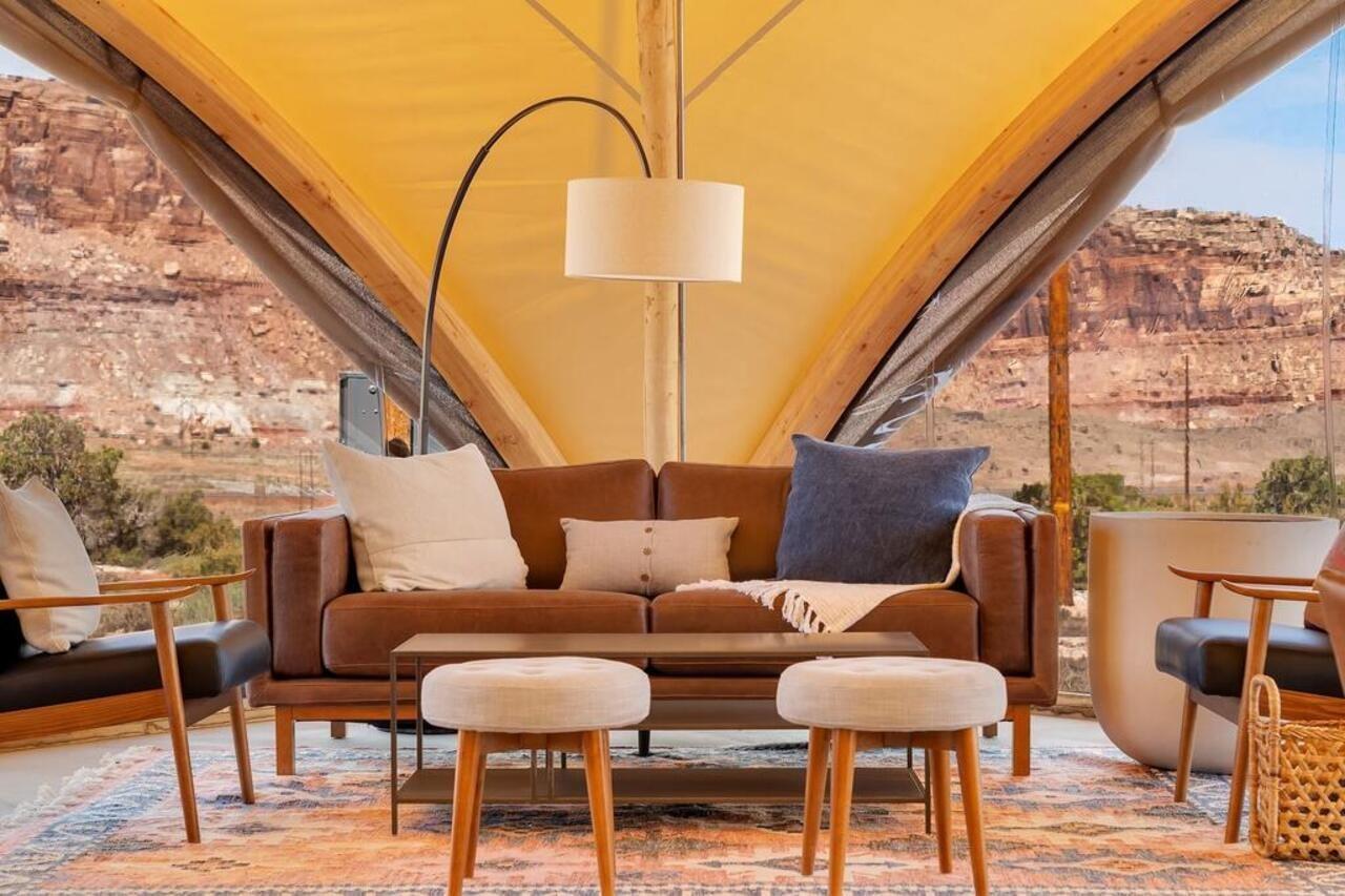 Under Canvas Luxury tent Moab