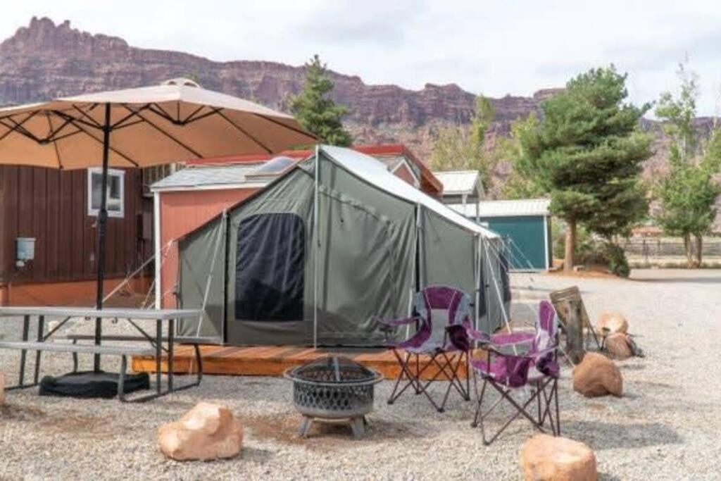 Rv Glamping Setup Tent In Rv Park #4 Ok-t4 Holiday home