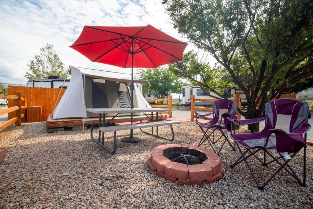 Rv Glamping Setup Tent Ok-t3 Moab