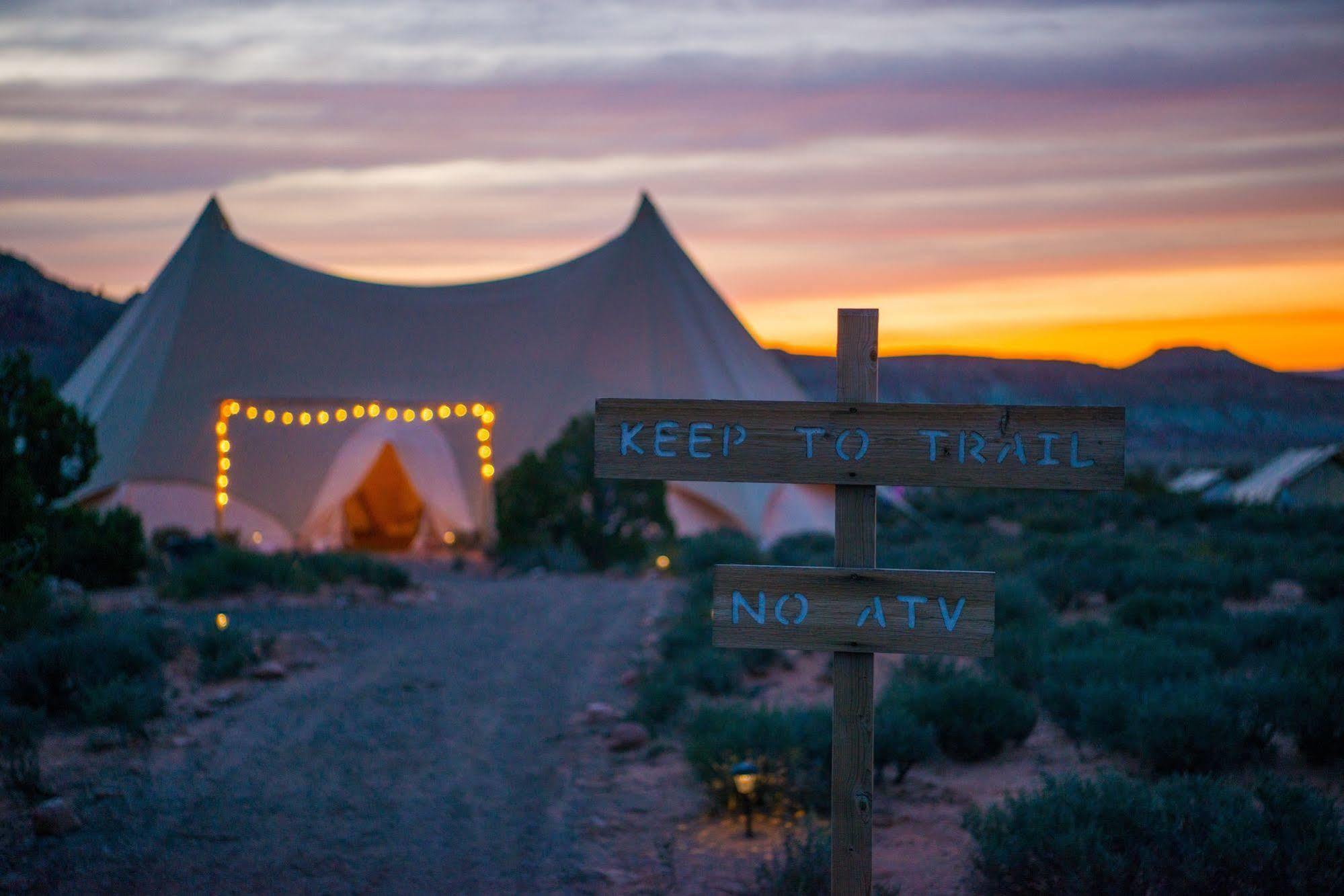 Under Canvas Luxury tent Moab