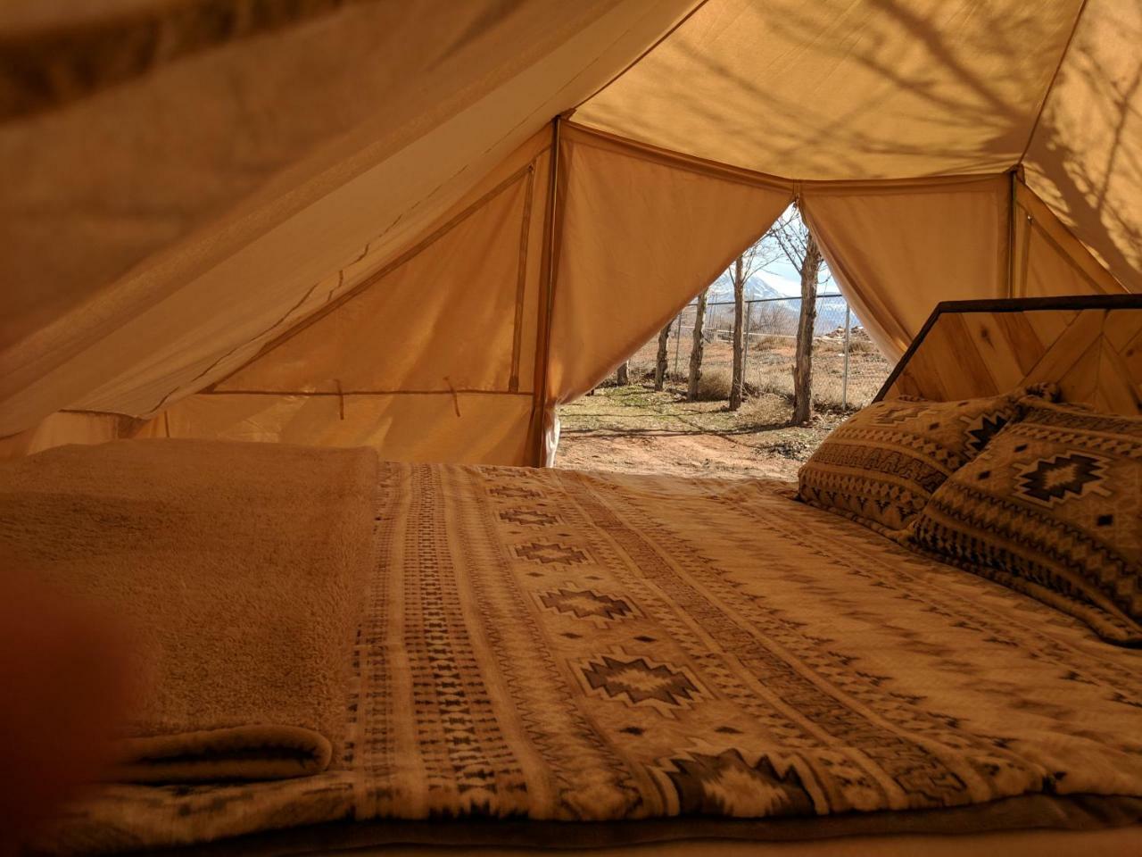 Funstays Glamping Setup Tent In Rv Park #6 Ok-t6 Campsite Moab